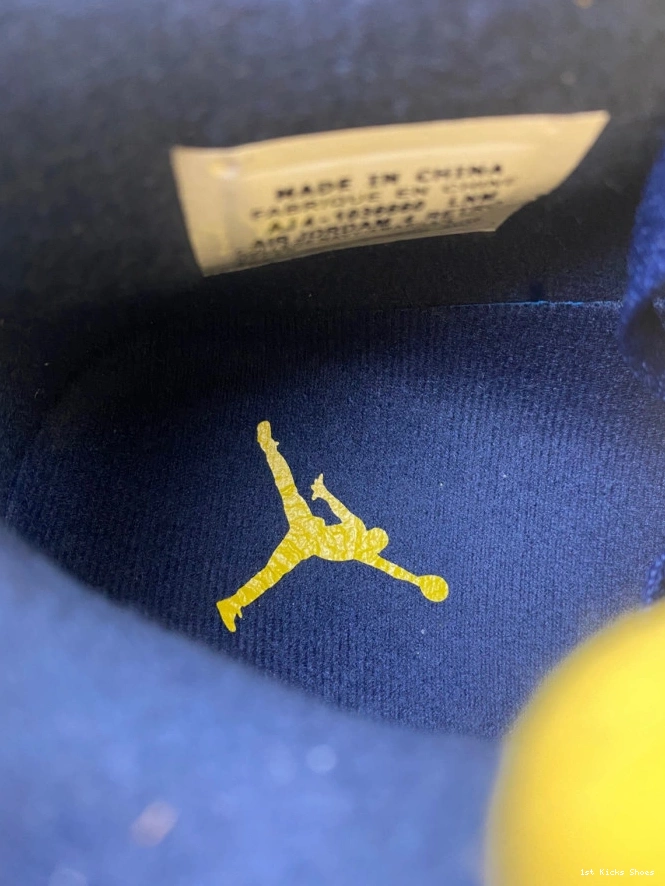 1st Kicks (PE) Michigan 4 Air Retro Jordan AJ4-1036660 0725